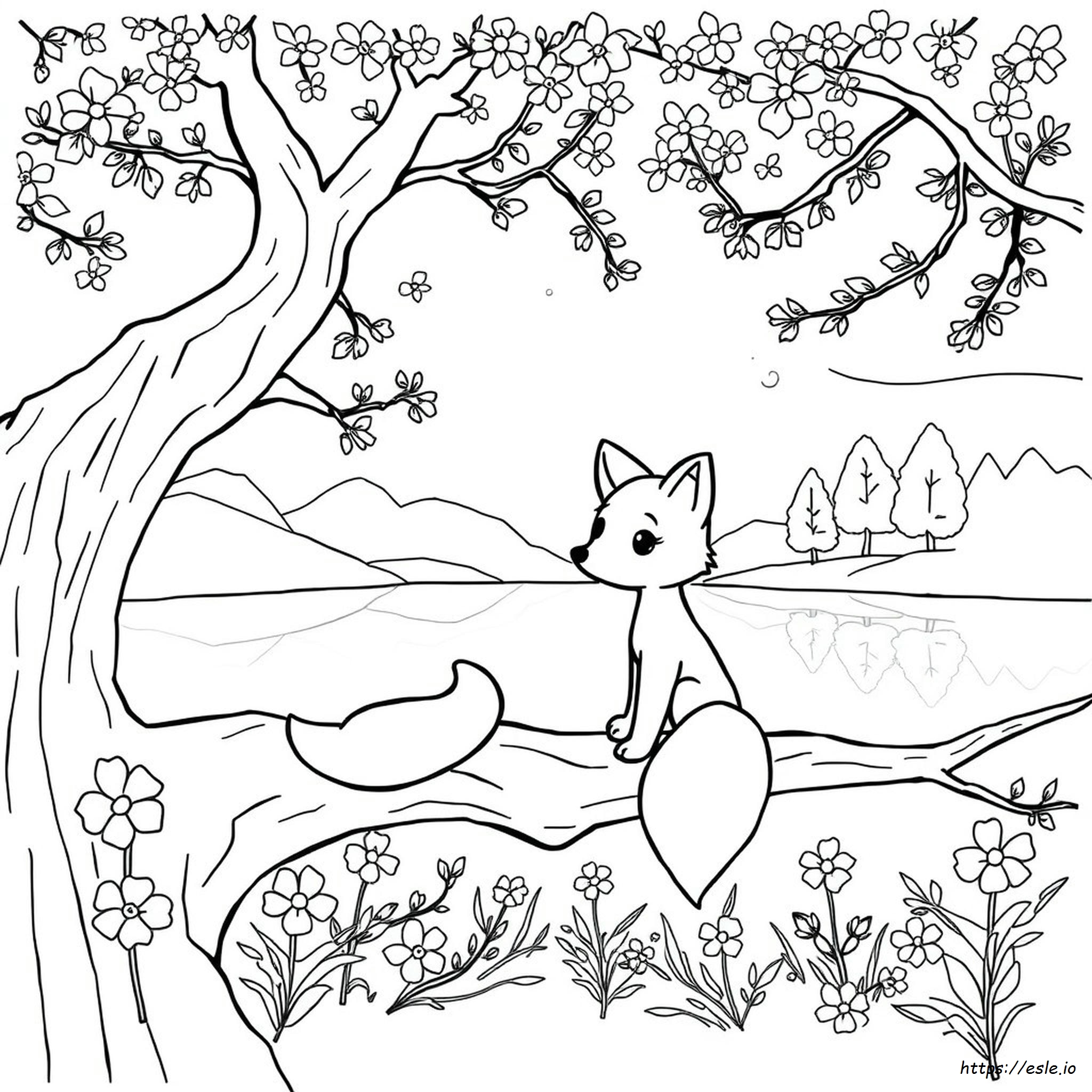 Lps Coloring Pages Fox