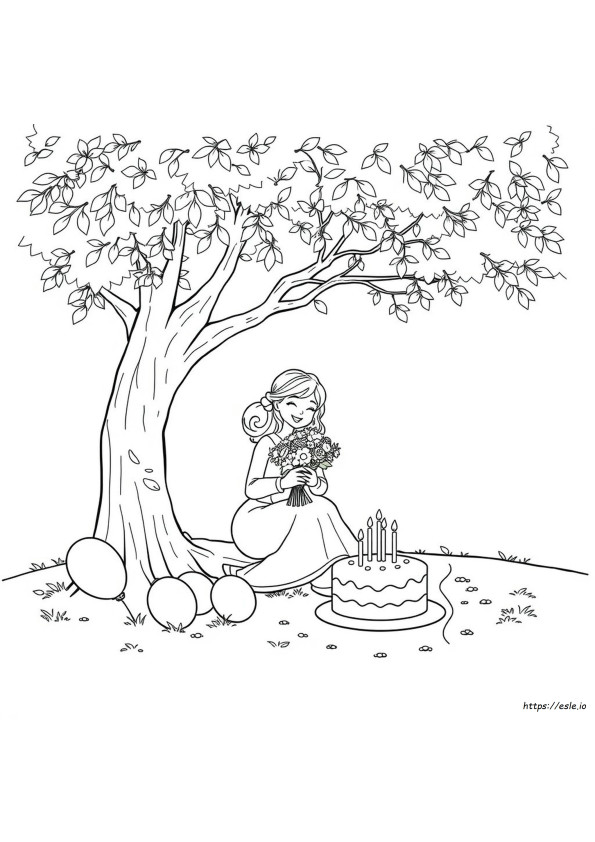 Mom Birthday Coloring Pages