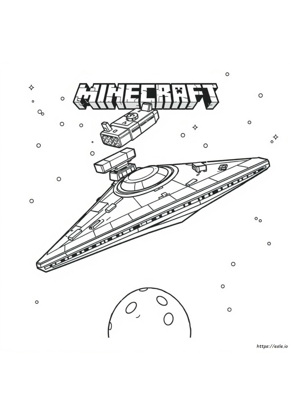 マインクラフト スター・ウォーズ ぬりえ