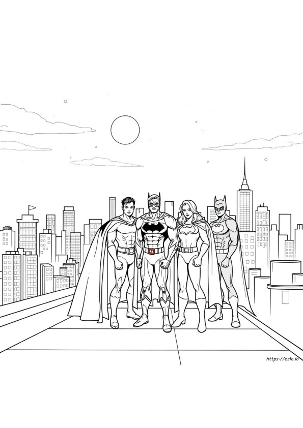 Dc Superhero High Coloring Pages