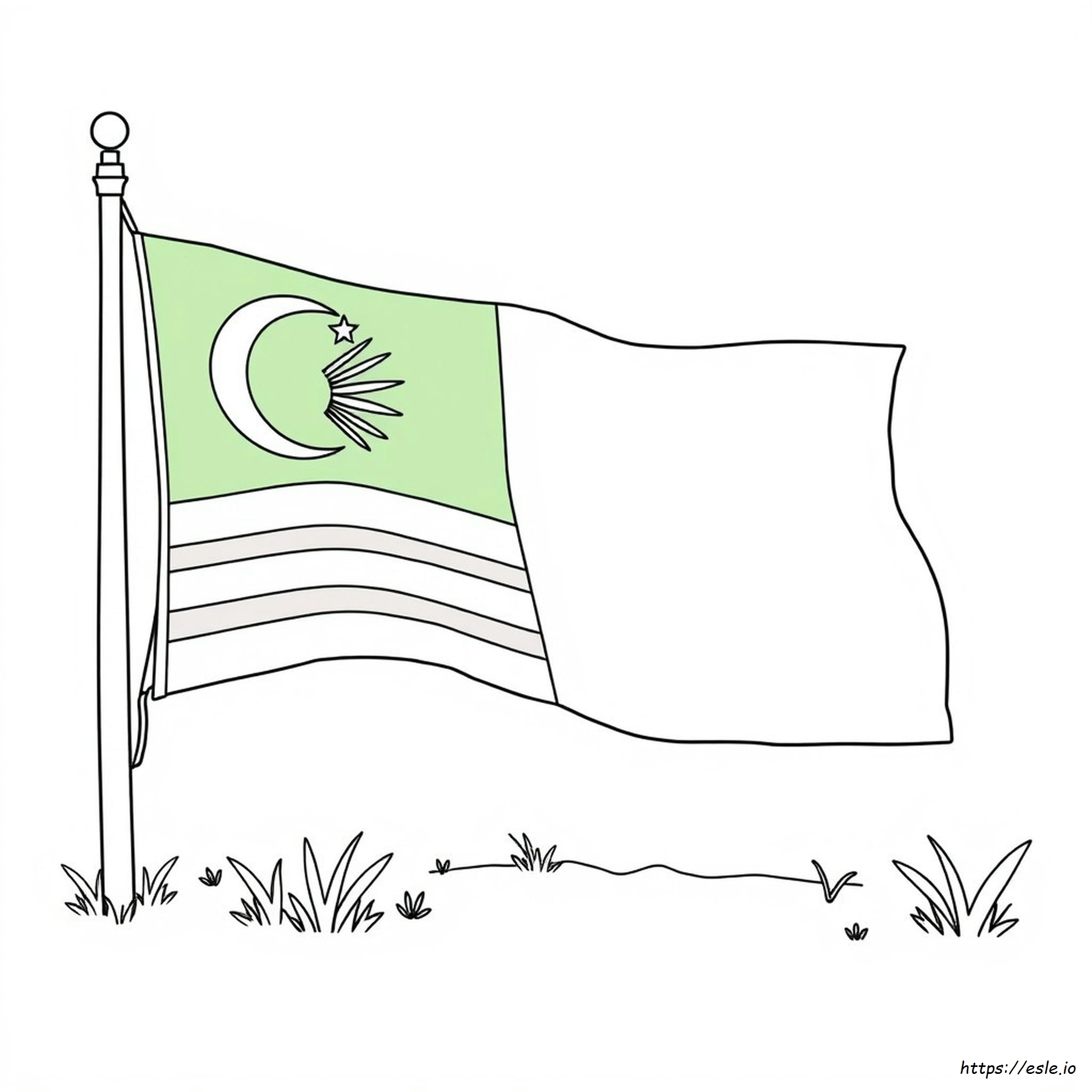 Bendera Malaysia Colouring Pdf