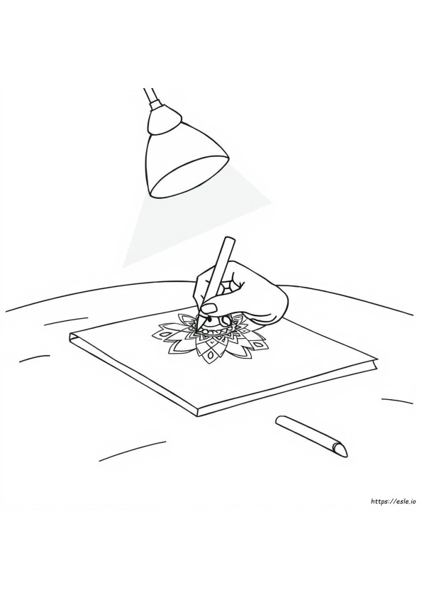 Hand Drawn Coloring Pages
