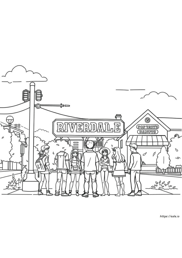 Riverdale Coloring Sheets