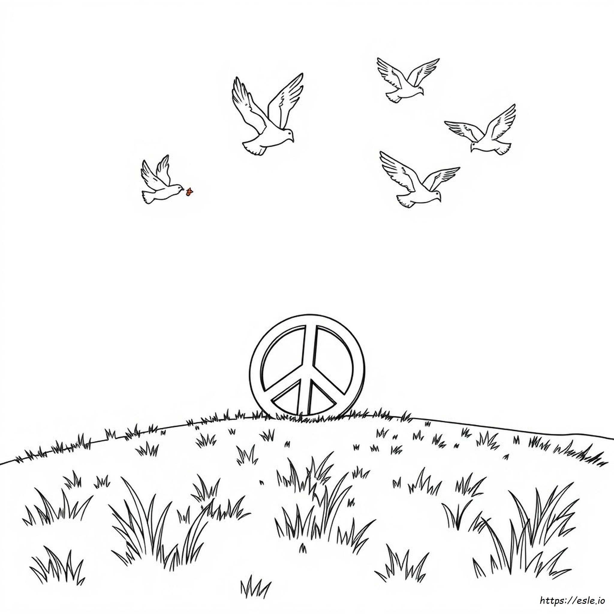 Peace Coloring Pictures