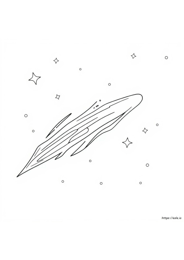 Comet Coloring Sheet