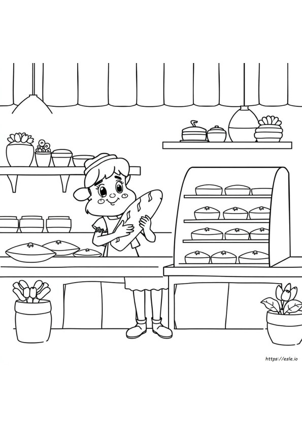 Pagina Da Colorare Della Pasticceria Coco Wyo