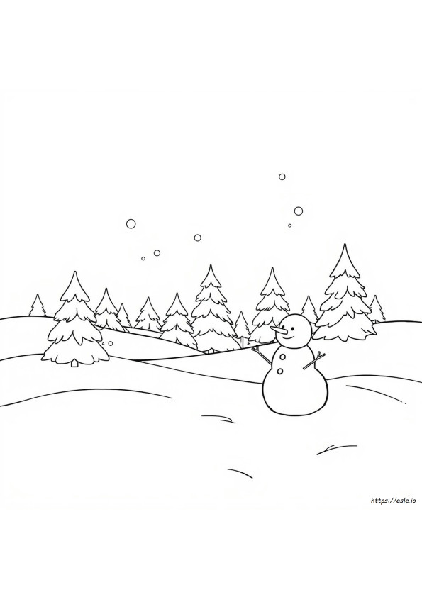 冬の塗り絵