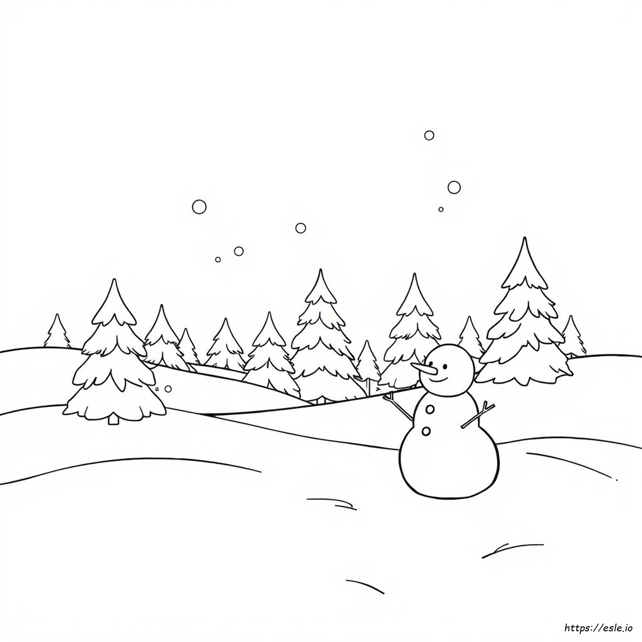 Coloriages D'hiver