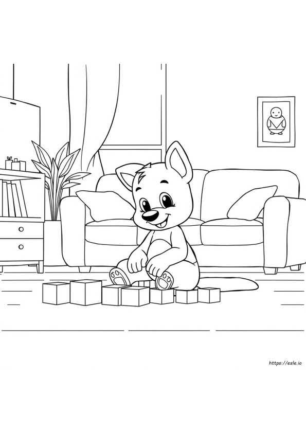 Bluey Colouring