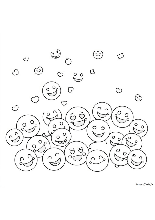 Coloring Emoji Printable