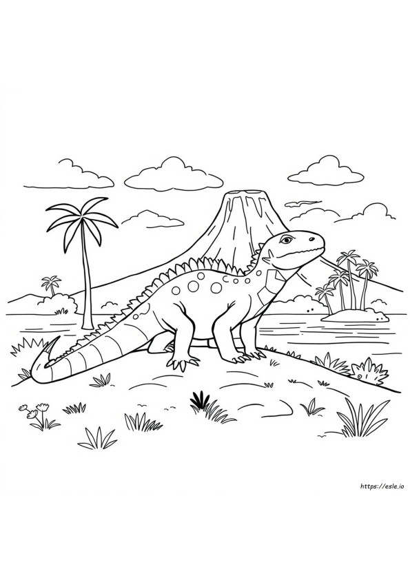 Kolorowanki Komodo