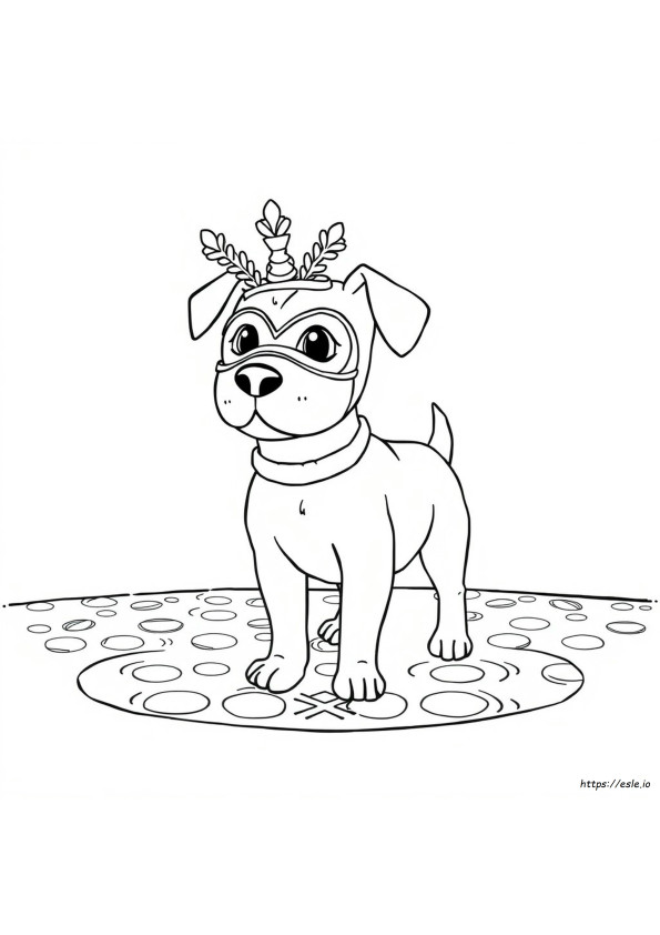 Dog Mask Coloring