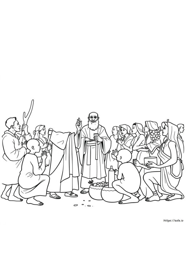 St Peter Claver Coloring Page