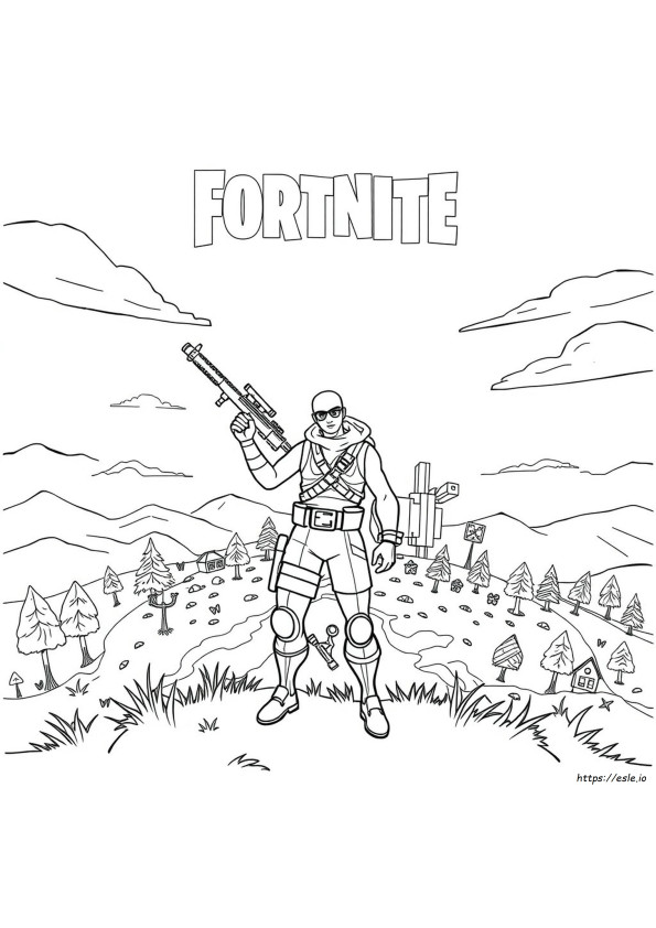 Fortnite Colouring Sheets Printable