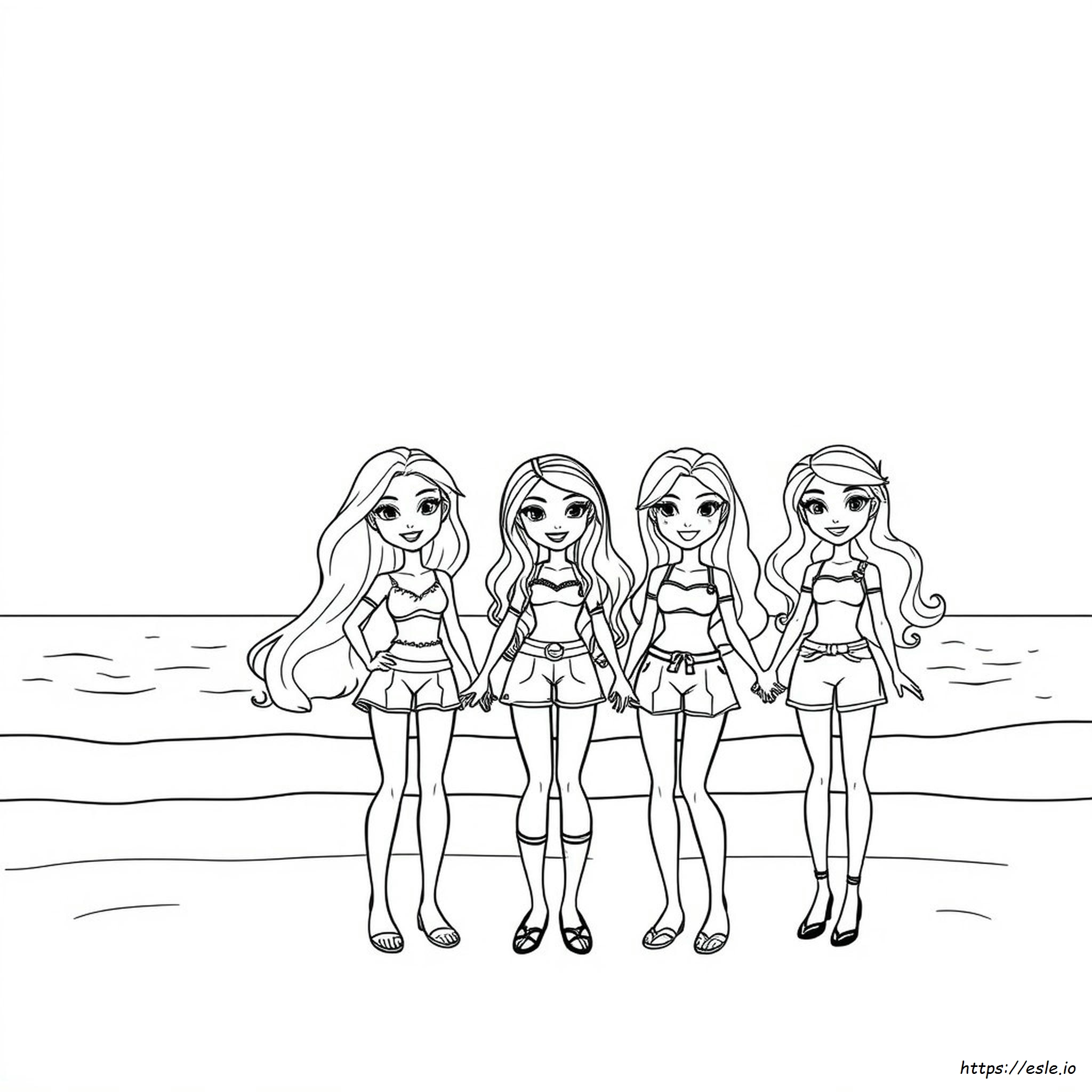 Bratz Girl Coloring Pages
