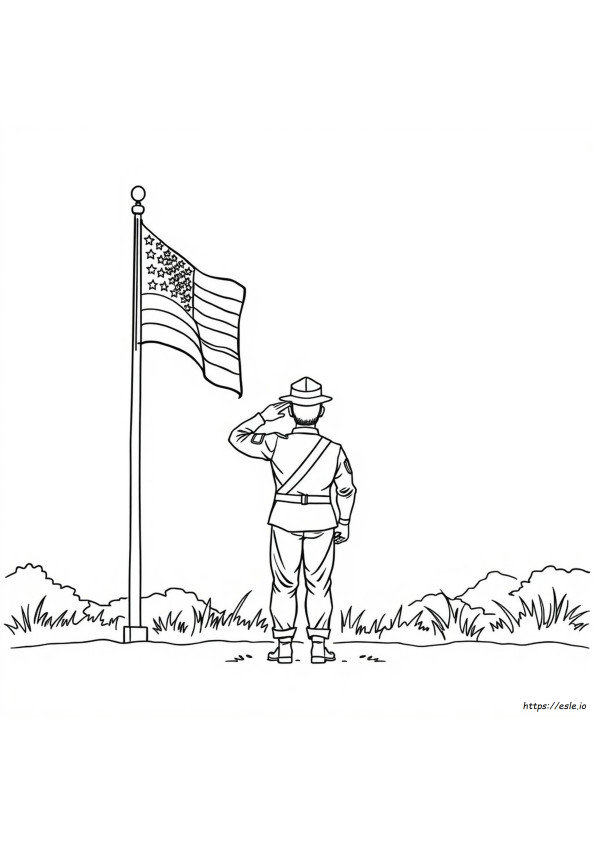 Pagina Da Colorare Per Il Giorno Dei Veterani