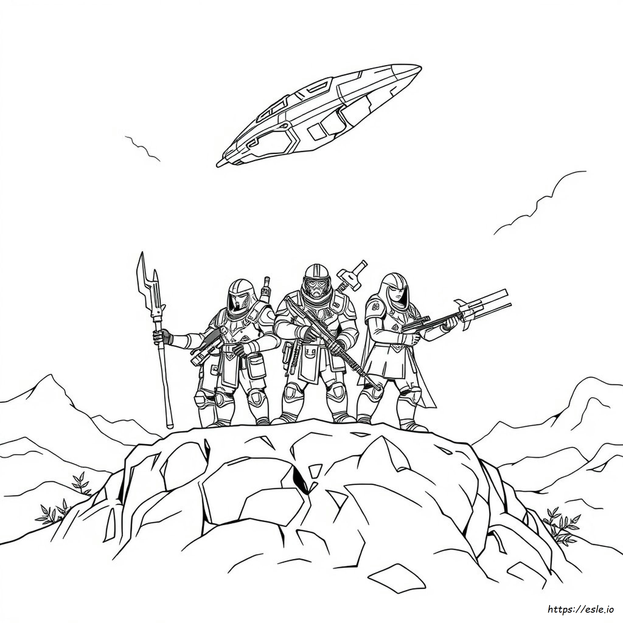 Guardians Coloring Pages