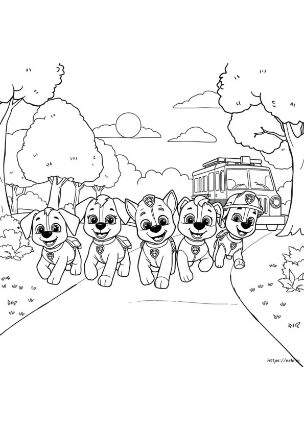 Paw Patrol Supercoloring