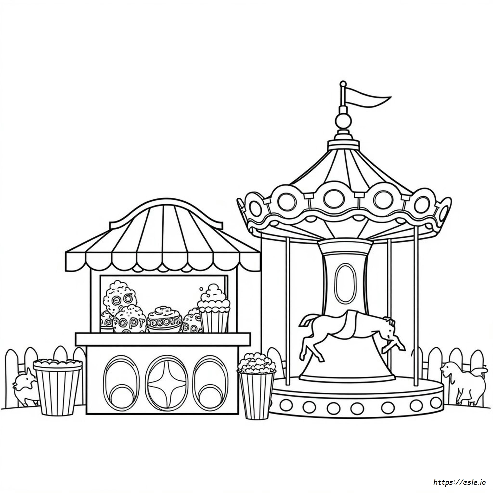 Carnival Food Coloring Pages
