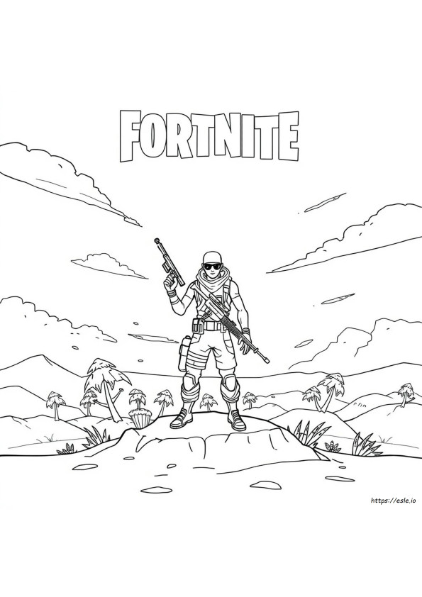 フォートナイト 塗り絵 シーズン8