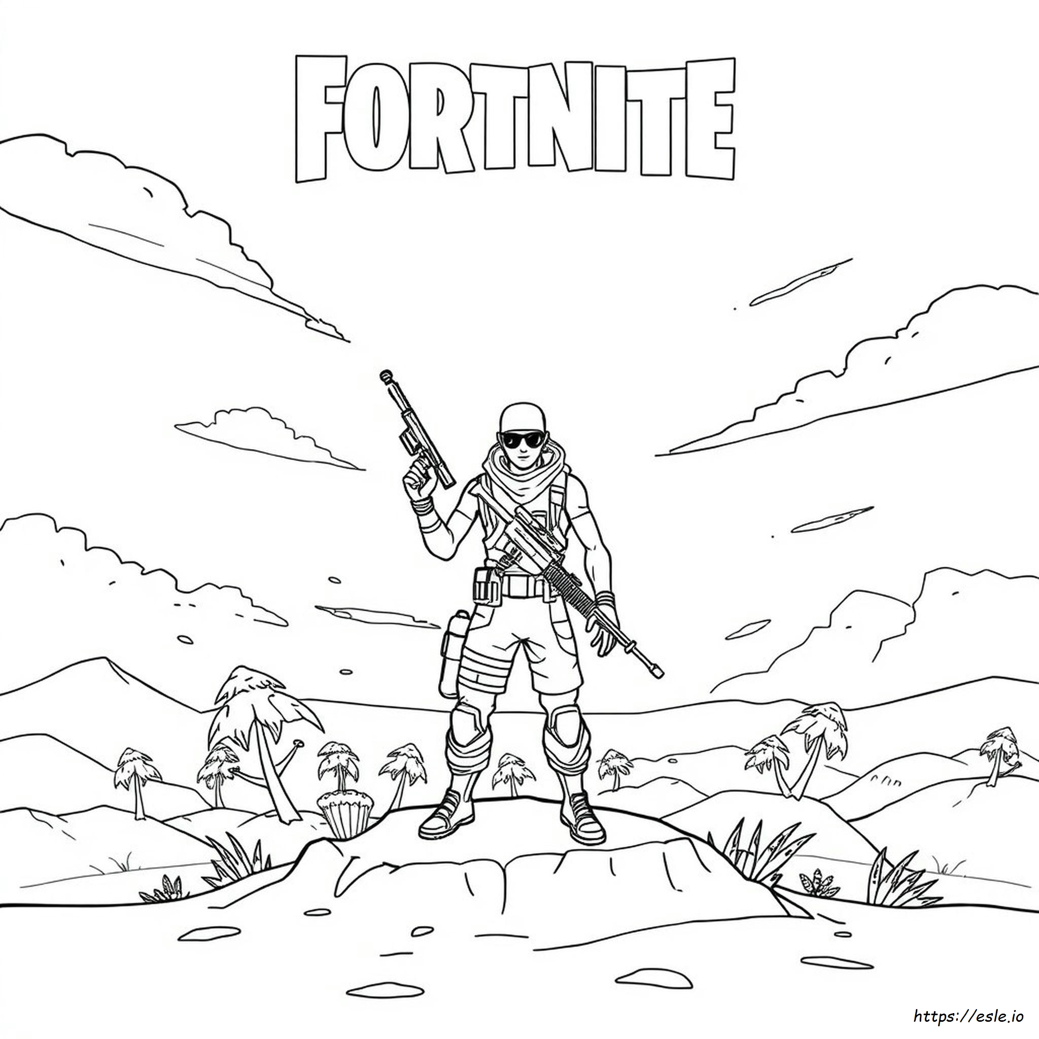 Coloriages Fortnite Saison 8