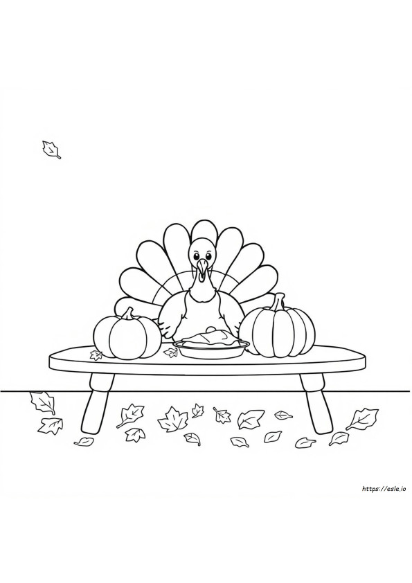 Coloriages Thanksgiving Pour La Maternelle