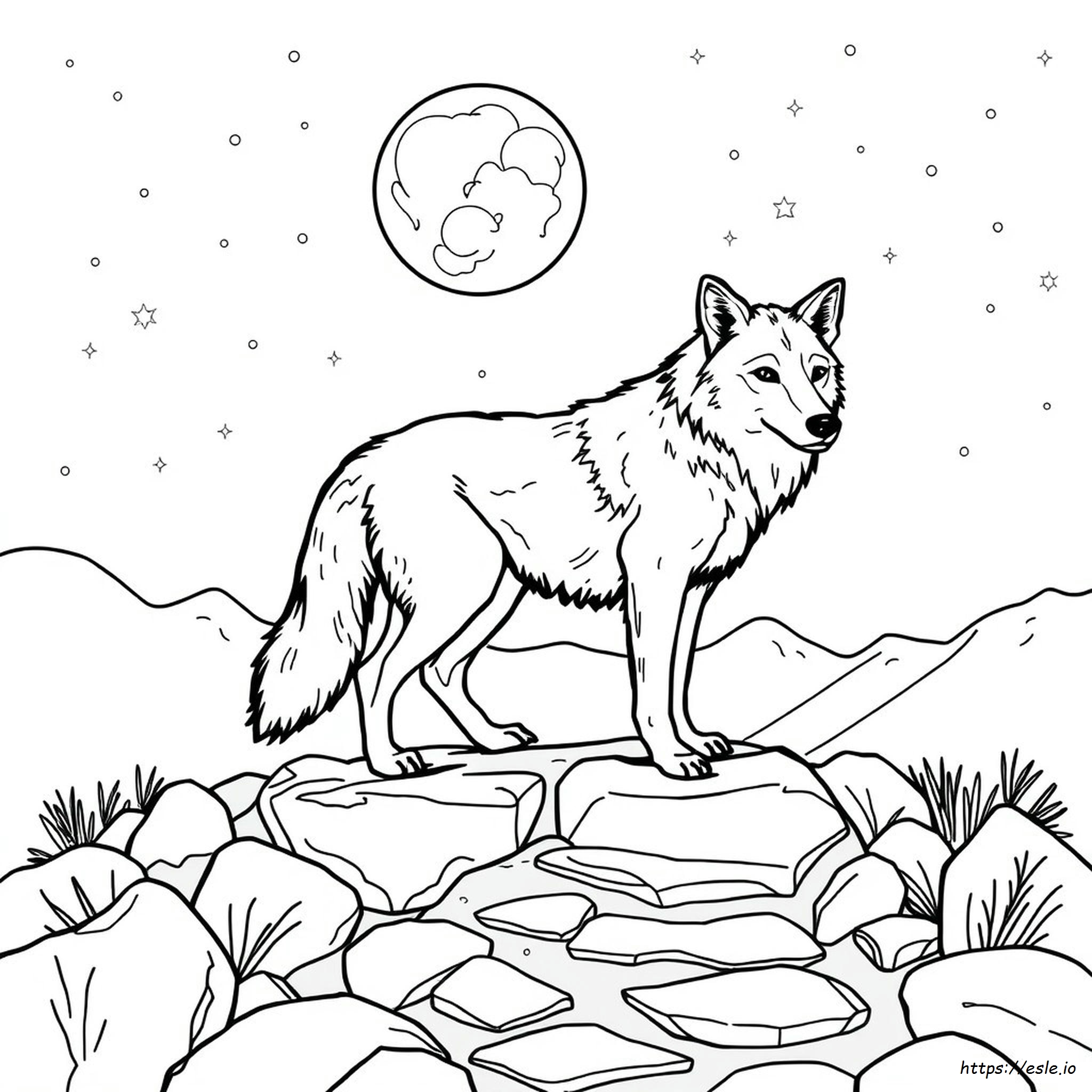 Como Colorir Um Lobo