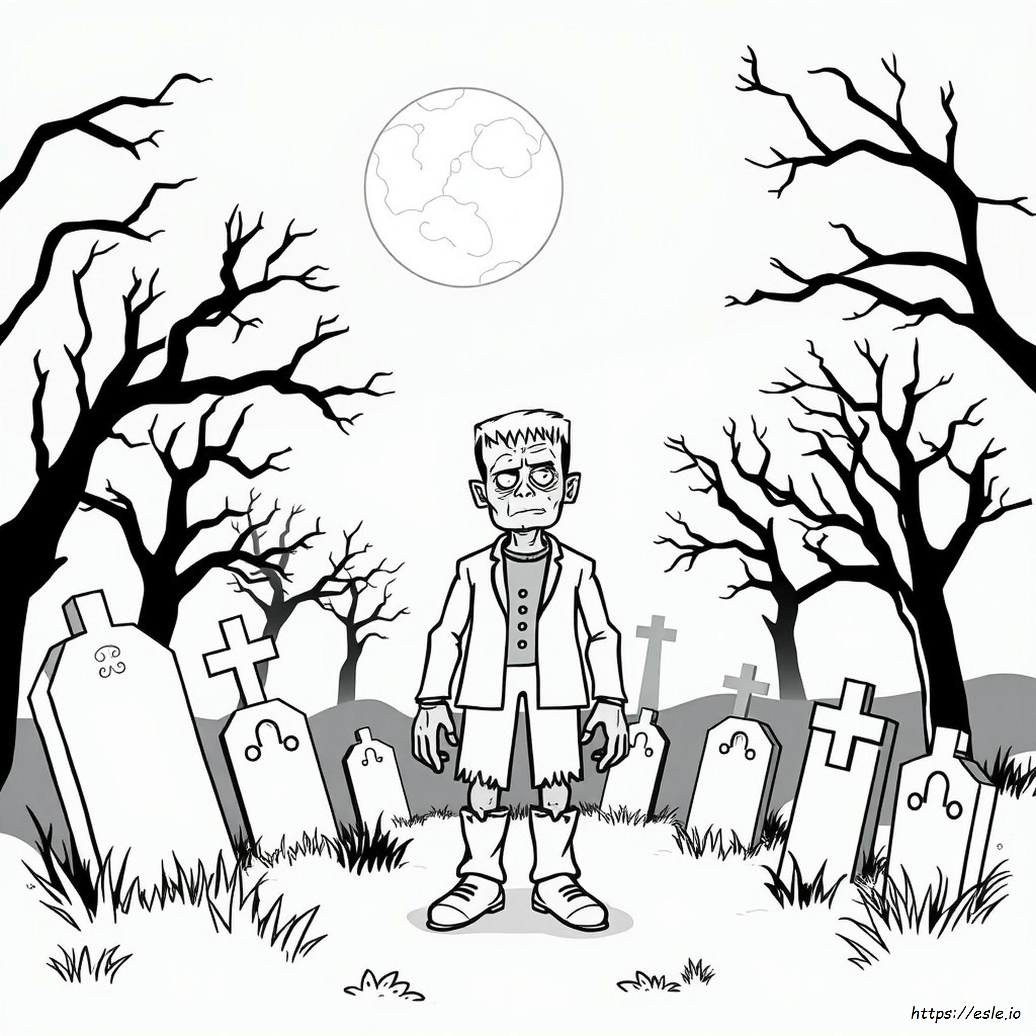 Free Printable Frankenstein Coloring Pages