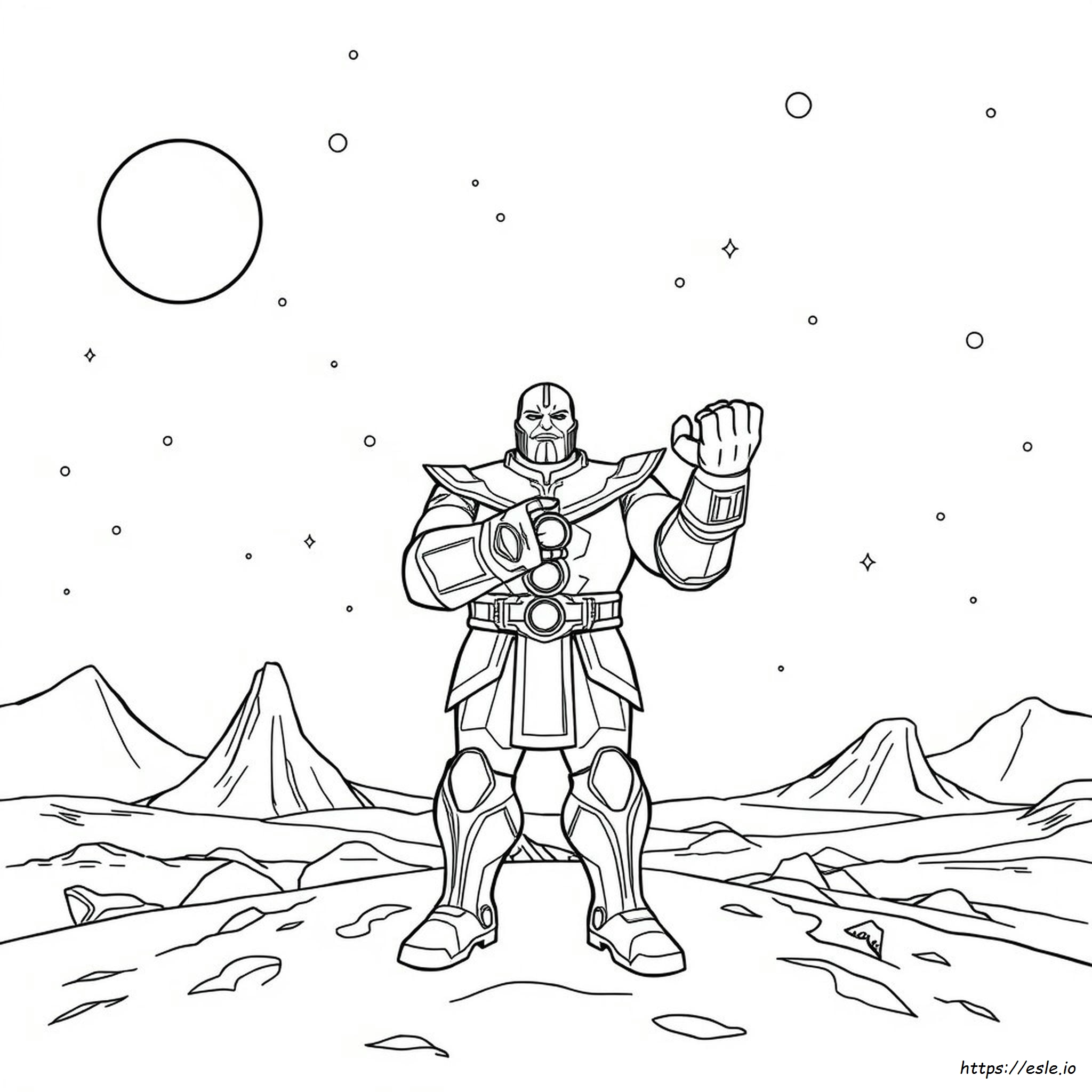 Thanos Coloring Pages Printable