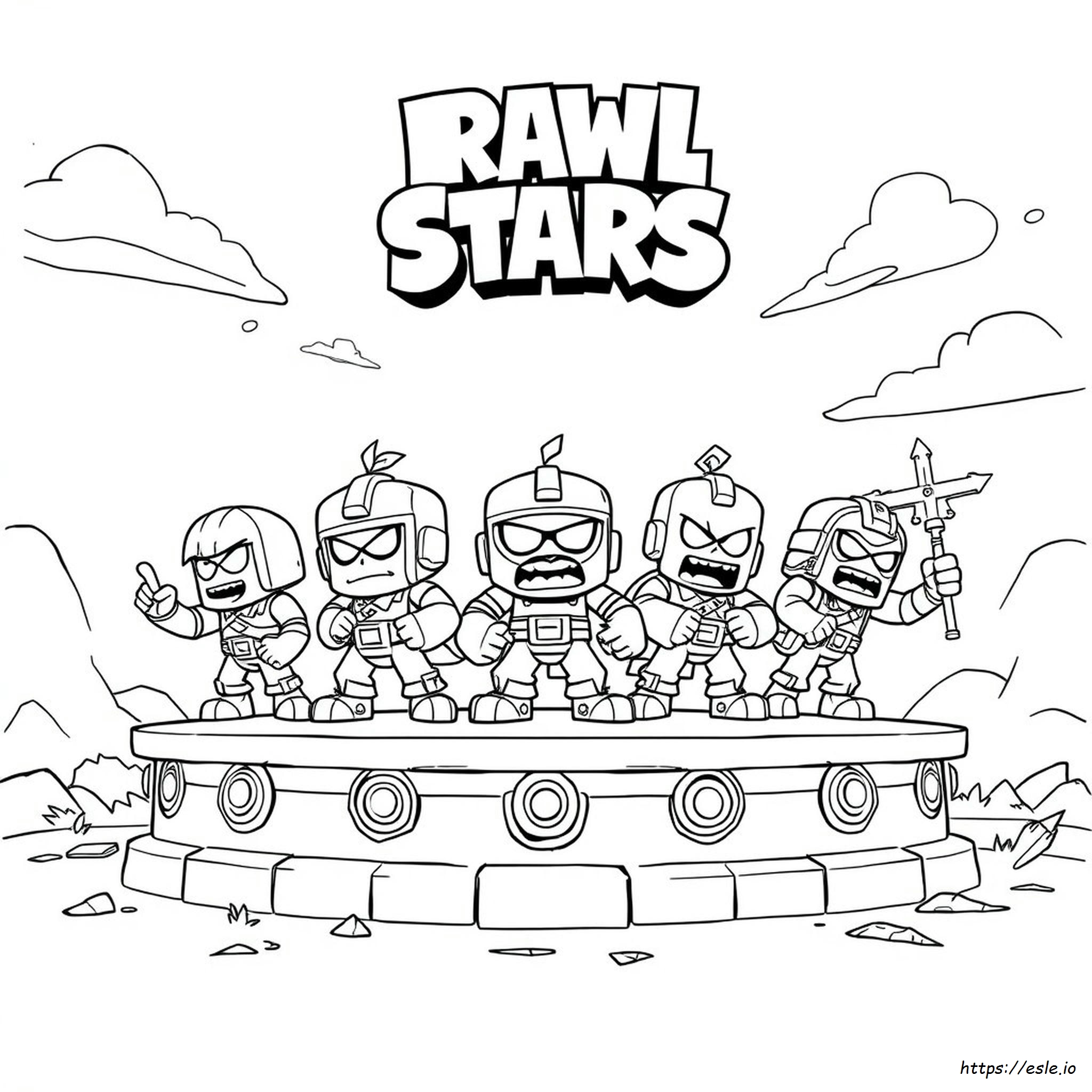 Kolorowanki Brawl Stars Kleurplaat