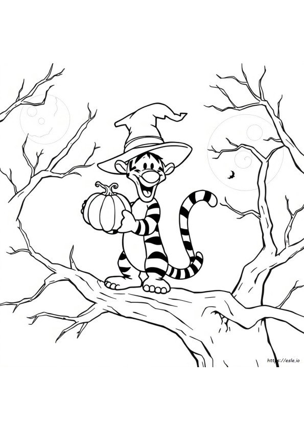 Tigger Di Halloween Disegni Da Colorare