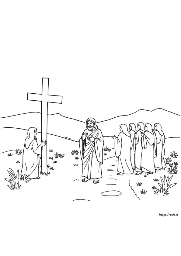 Holy Thursday Coloring Page
