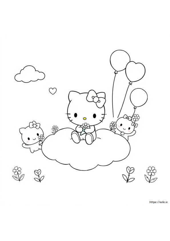 Aesthetic Sanrio Coloring Pages