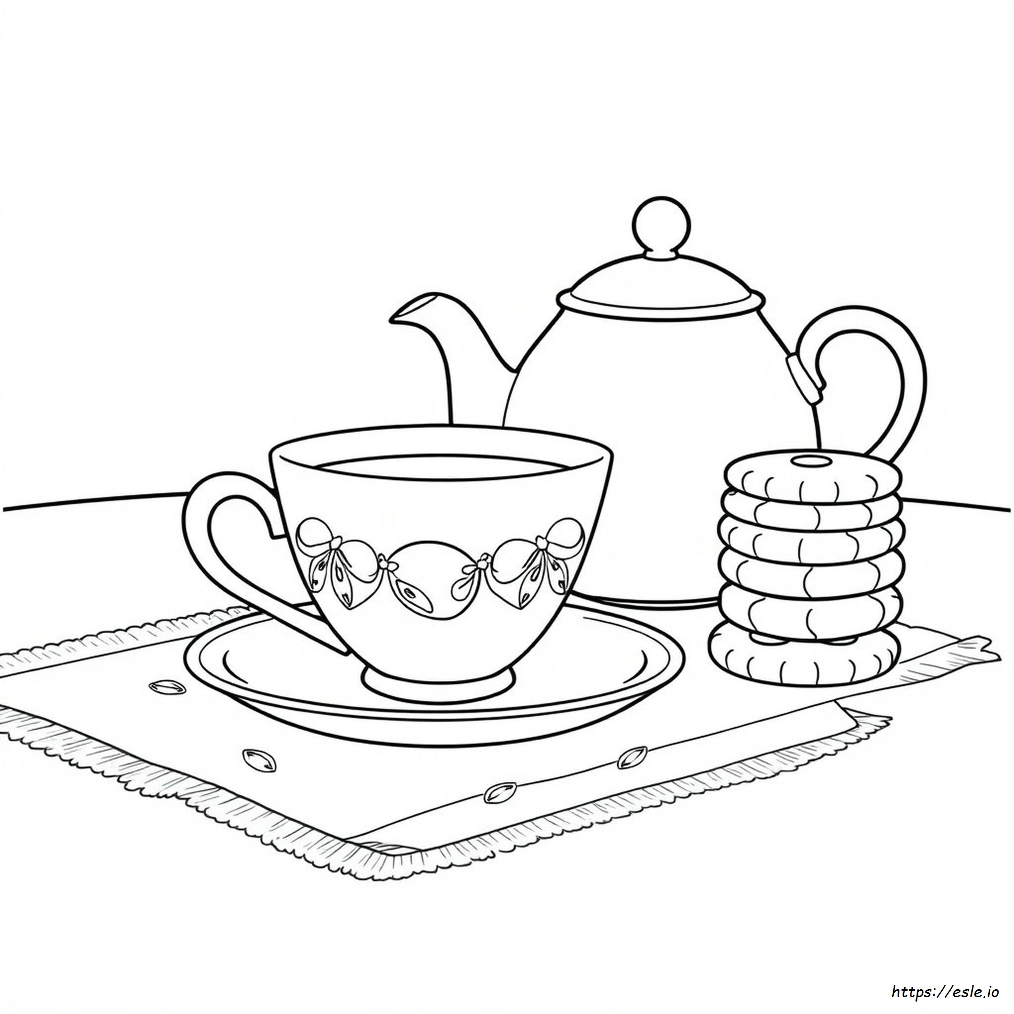 Çay Fincanı Boyama