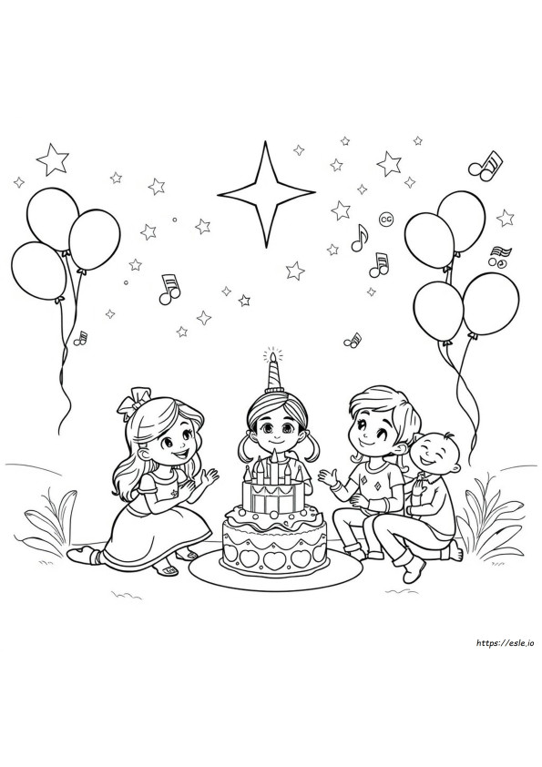 Encanto Birthday Coloring Pages