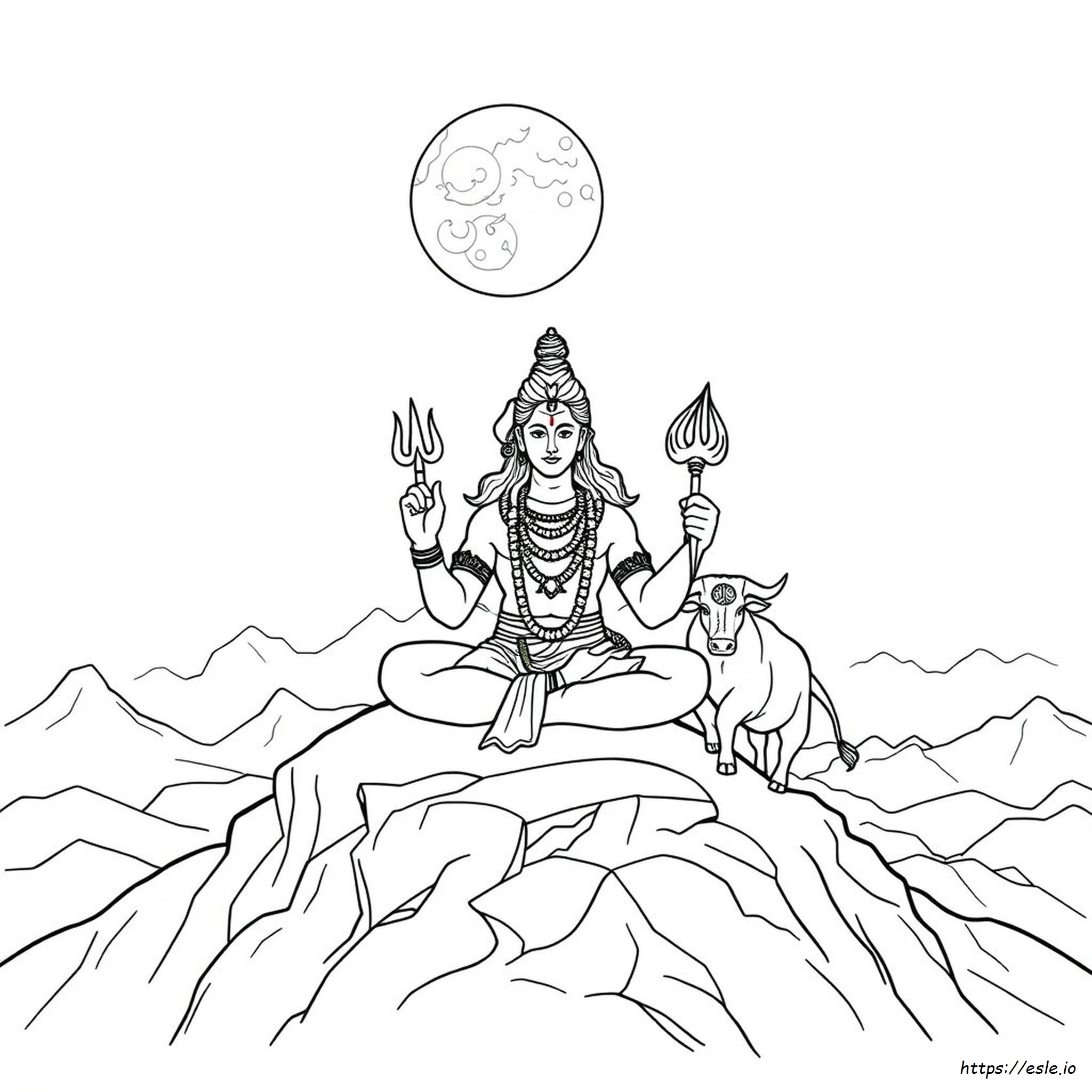 Disegni Di Lord Shiva Da Colorare