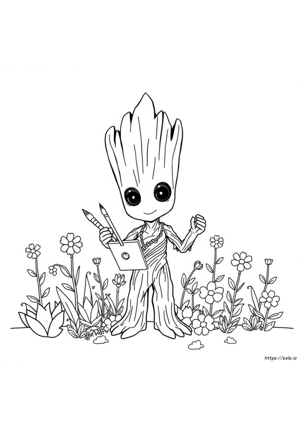 Groot Ausmalbild