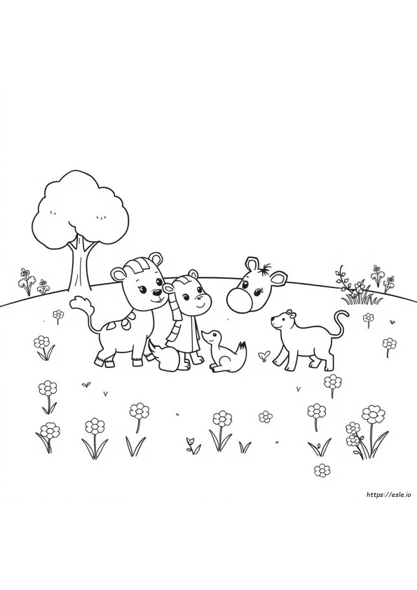 Animali Per La Scuola Materna Da Colorare