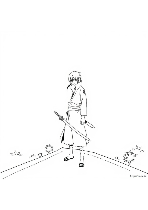 イタチのぬりえ