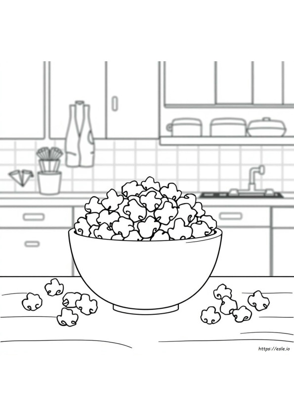 Popcorn Da Colorare