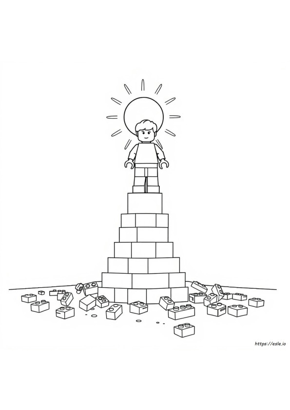 I Hope You Step On A Lego Coloring Page