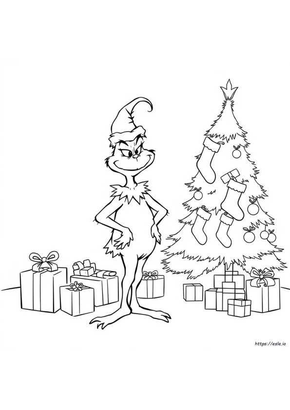 Free Coloring Pages Of The Grinch