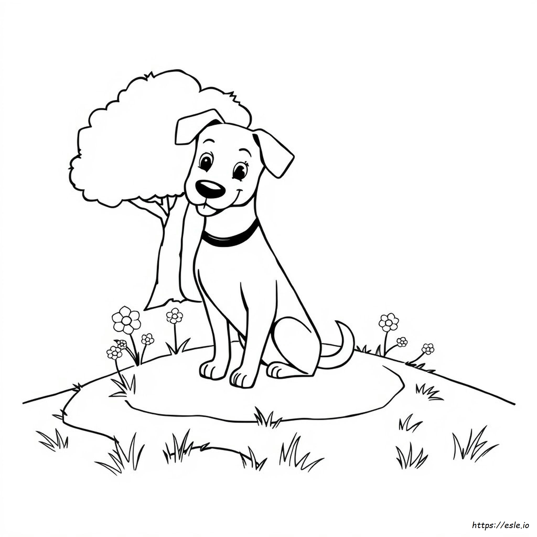 Cachorro Para Colorir