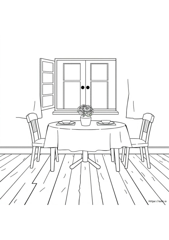 Table Coloring Picture