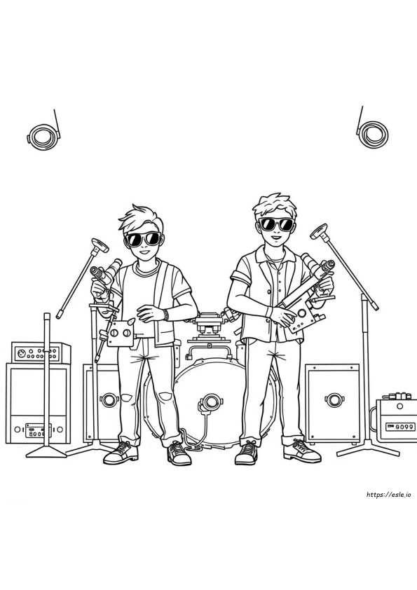 Twenty One Pilots Coloring Pages