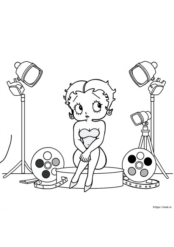 Betty Boop Coloring Pictures