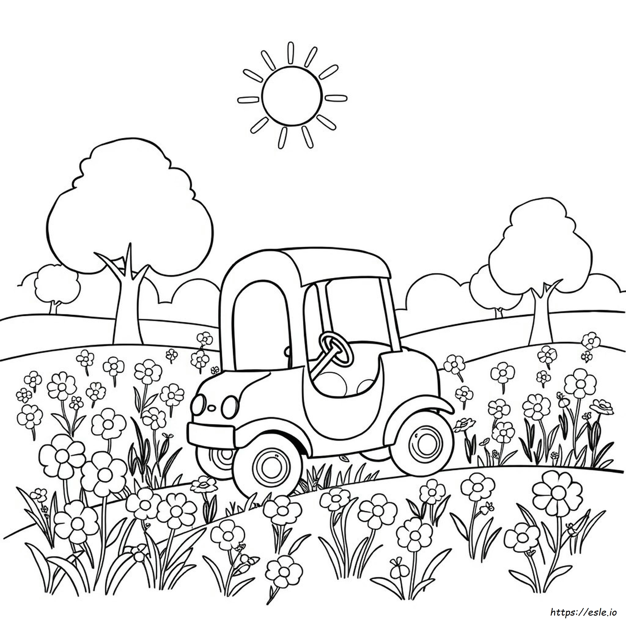 Huggy Wuggy Buggy Para Colorir