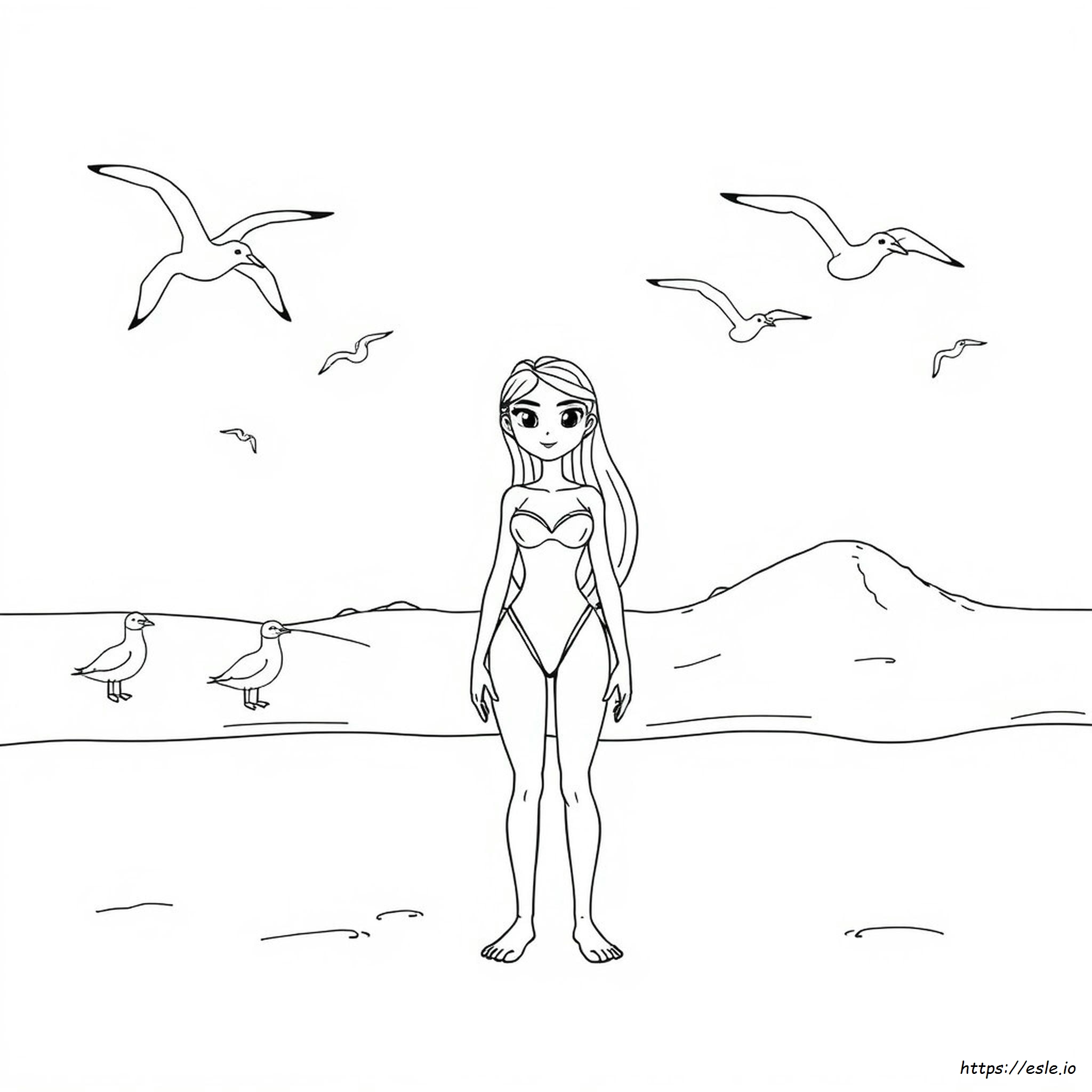 Gambar Mewarnai Ela