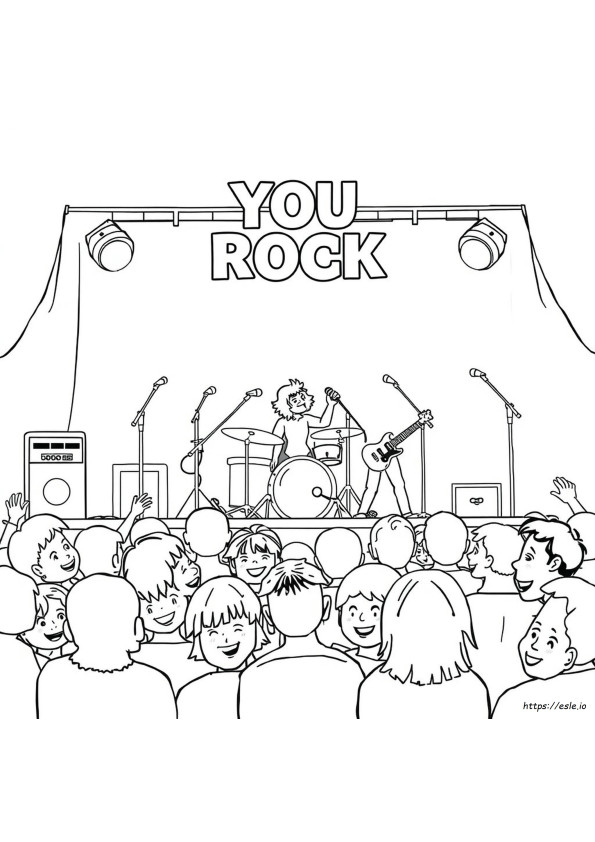You Rock Coloring Pages
