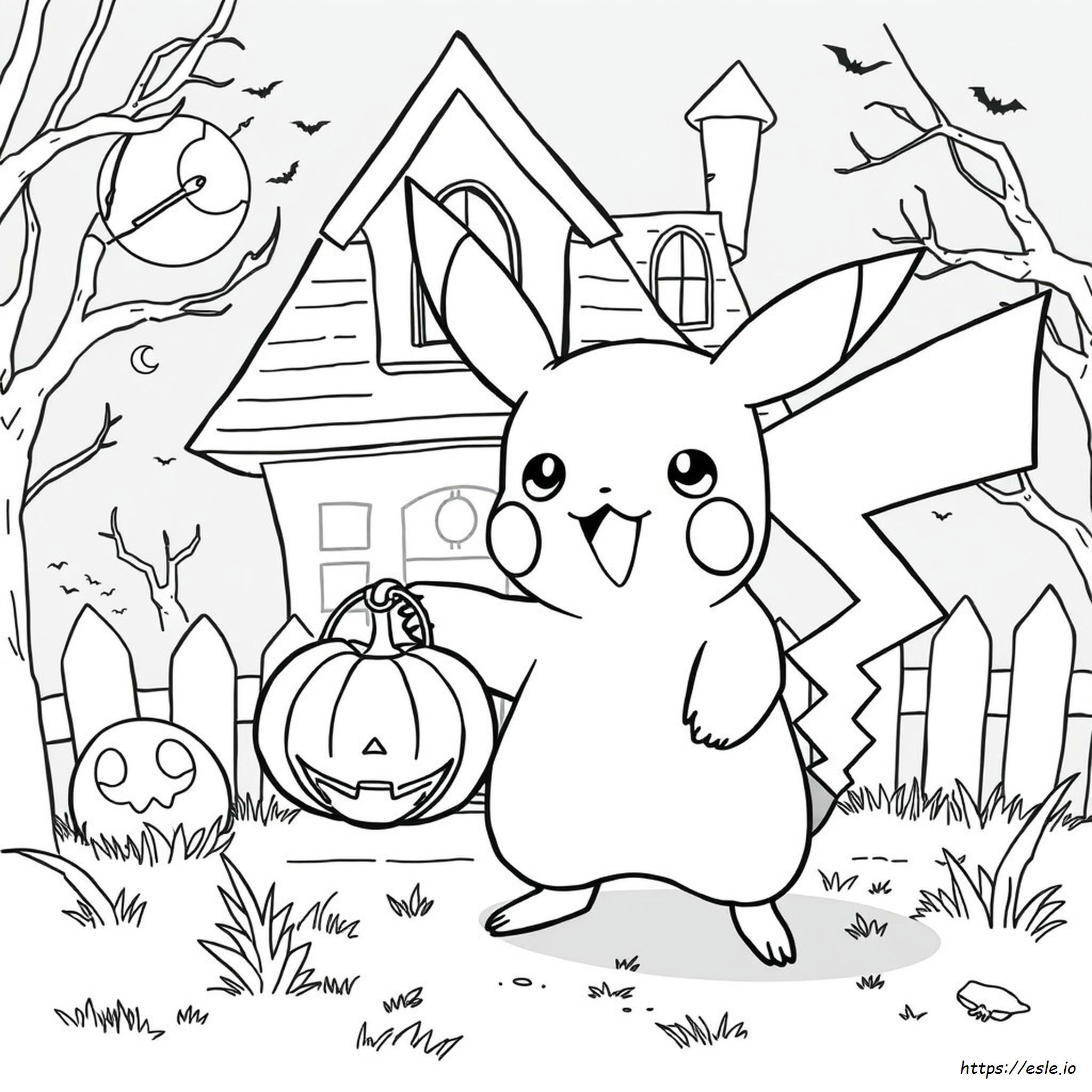 Halloween Pokémon Värityskuvat